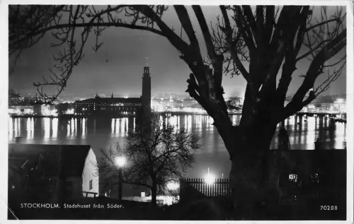 BR46421 Stockholm stadshuste fran suder Sweden