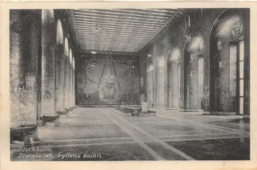 br106732 gyllena salen stadshuset stockholm Schweden Skandinavien
