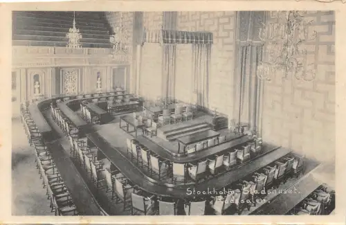 br106733 rads salen stadshuset stockholm Schweden Skandinavien