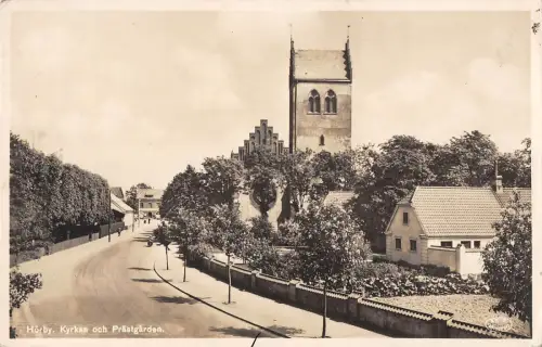 BR70459 horby kyrchan och prastgarden Echtfoto Schweden