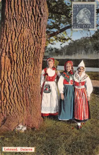 BR56905 Leksand Folklore Kostüm Damen Schweden