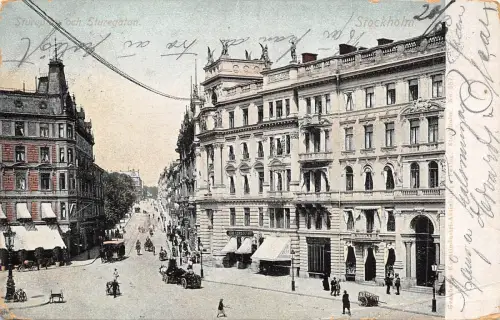 B95121 stockholm sturegaton wagen schweden
