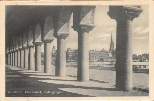 br106731 pelargangen stadshuset stockholm Schweden Skandinavien