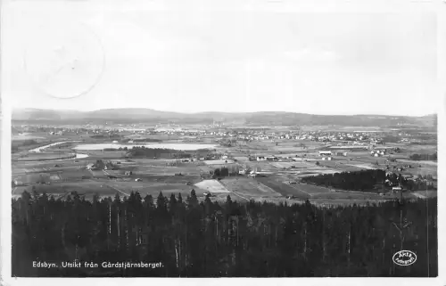 Lot121 Edsbyn Schweden Blick vom Gardstjarnsberget Echtfoto