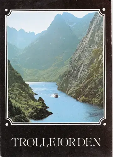 BF12969 Trollefjord Schiff Norwegen Vorder-/Rückbild