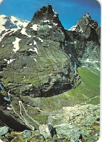 B109728 Norwegen Trollstigen Romsdal Bergstraßenlandschaft