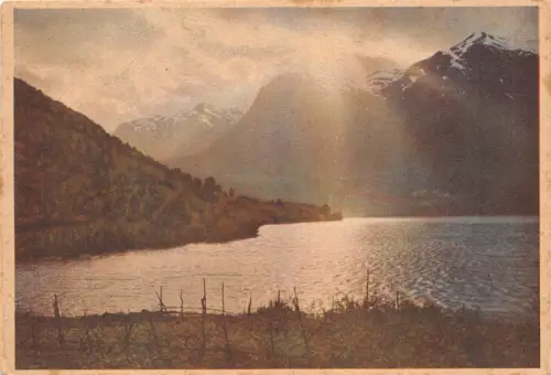 B44280 Norge Aften über Strynsvatnet Norwegen