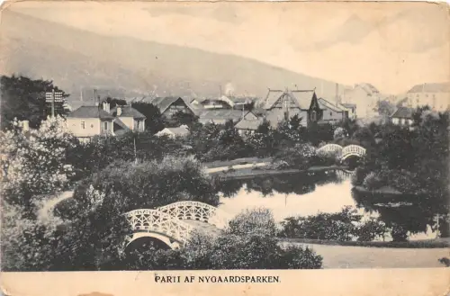 B4694 Norway Parti af Nygaardsparken Front/Back Scan