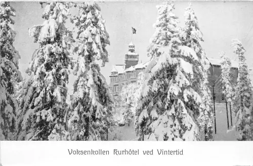 B71366 Voksenkollen Kurhotel ved Vintertid Norwegen