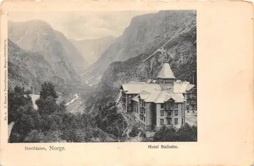 B58195 Norge Norway Hotel Stalheim Naerodalem
