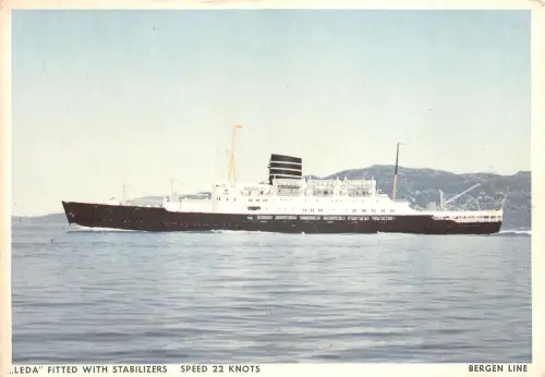 br106736 leda ausgestattet mit Stabilisatoren Geschwindigkeit 22 Knoten Norwegen Skandinavien