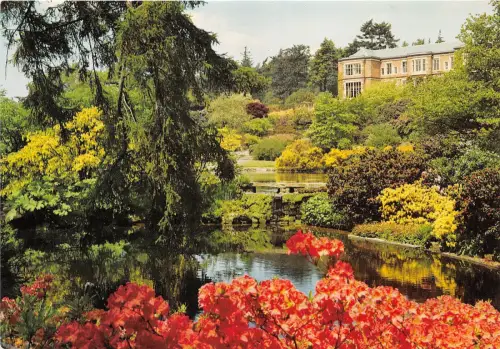 BT18531 Hodnet Hall vom Hauptpool UK