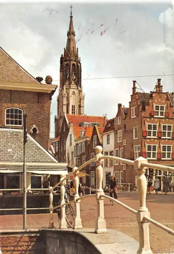 B83001 delft camaretten met nieuwe kerk netherland