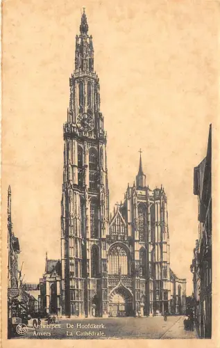 Br35182 Anvers La Cathedrale belgium
