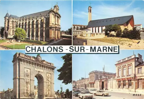 BR1948 France Chalons sur Marne multi vues