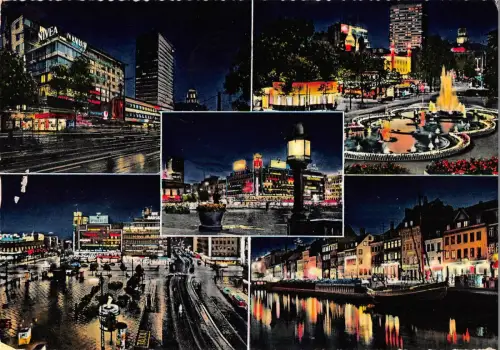 BR84469 Kopenhagen bei Nacht Dänemark
