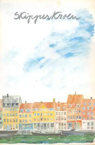 BR86153 Skipperkroen Cafe Skaldyrsbar Kopenhagen Dänemark Postkarte Gemälde