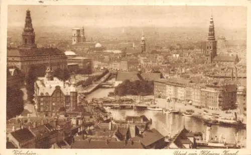 B94544 copenhagen udsicht over holmens kanal dänemark