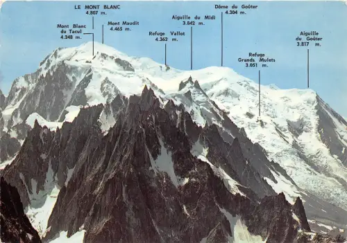 B56462 Vallee de Chamonix Argentiere Frankreich