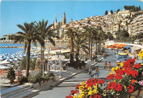 B50715 Menton La Promenade les plages france