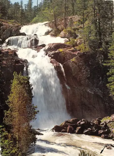 B52879 Cauterets la cascade du Pont d'Espagne france