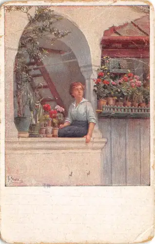 B43612 Gemälde Gemälde Straka Postkarte