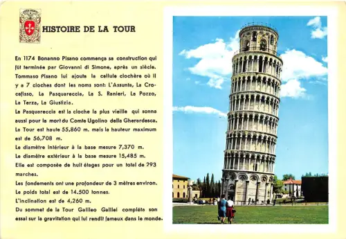 BG6657 historie de la tour pisa italy