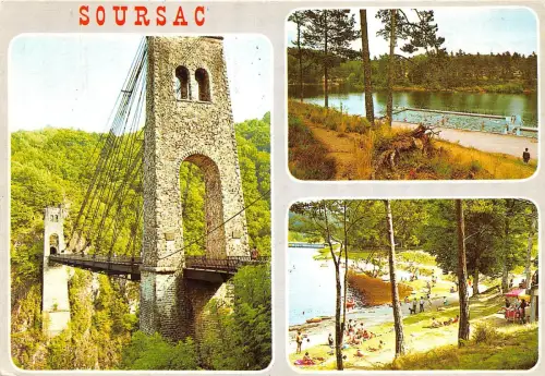 BG5540 soursac correze le viaduc des rochers noirs ou rochetaillade france