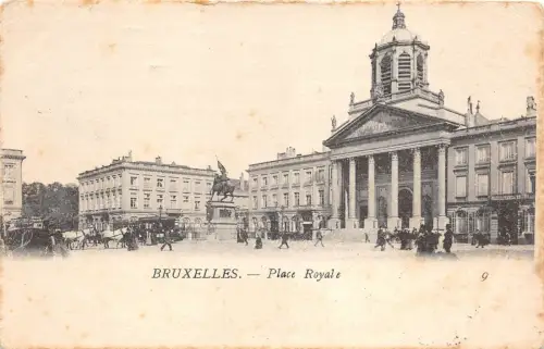 BR32197 Bruxelles Place Royale Belgien
