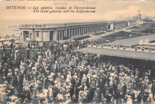 Br35061 Ostende Les galeries royales et l hippodrome belgium