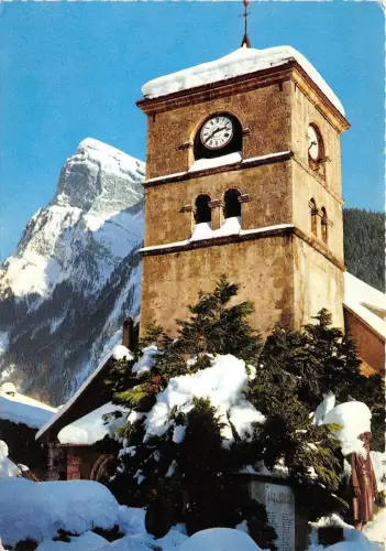 BR4456 Samoens L Eglise et le Criou france