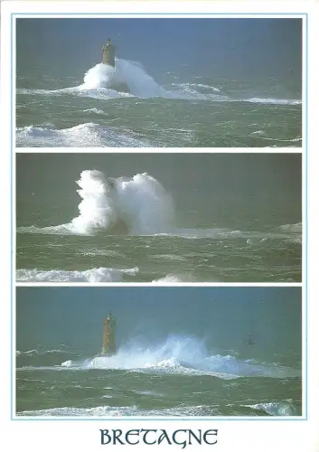 B51630 Le Combat titanesque de la vague et du phare Leuchtturm Frankreich
