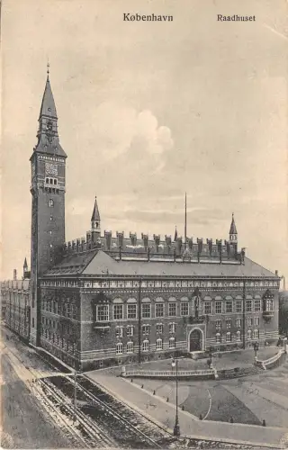 B94312 raadhuset kopenhagen dänemark
