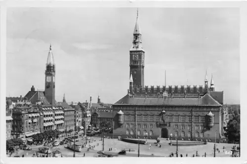 B94723 Kopenhagen Rathausplatz Echtfoto Dänemark