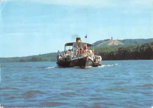 B98903 Ansicht auf Himmelbjerget mit Hjejlen Dänemark Schiffsbateaux