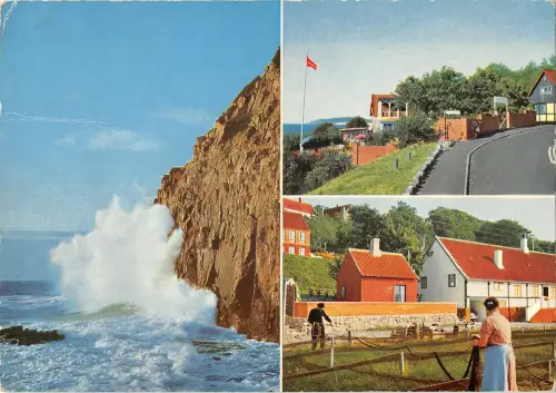 B110511 Denmark Bornholm Braending Mod Hvidkleven Jons Kapel