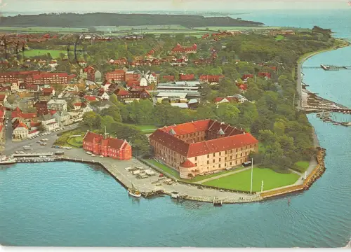 B110504 Dänemark Schloss Sonderborg Panorama Schloss Voitures Autos