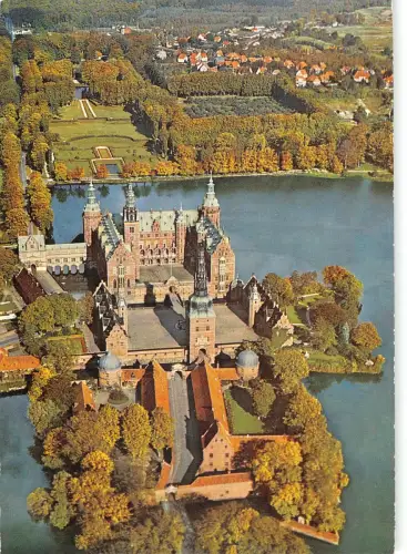 B109933 Dänemark Schloss Frederiksburg Luftansicht Panorama