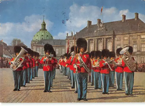 B110040 Dänemark Kopenhagen Schloss Amalienborg Königliche Garde