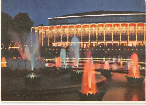 B109908 Dänemark Kopenhagen Tivoli bei Nachtbrunnen