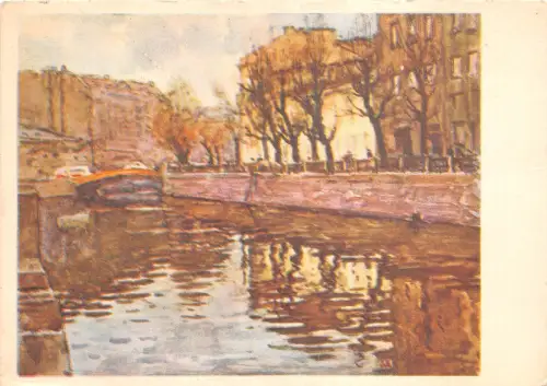 BR23245 Leningrad Gemälde Postkarte Russland