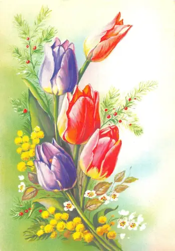 B66965 Ganzsache PPC Entier Postaux Russland Blumen Fleurs