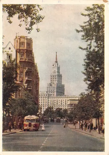 B54679 Nowaja Basmannaja Straßenbus Autobus Moskau Russland