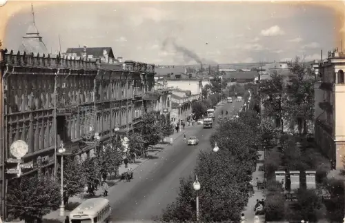 B44485 Russland Russie Street Panorama Autobus