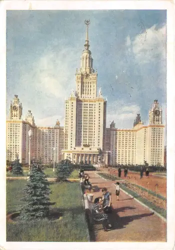 B83873 l universite lomonossov sur les monts lenine moskau russland