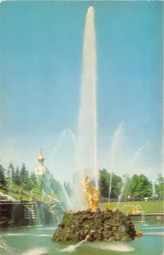 B74343 der Samsonbrunnen Petrodvorets Russland