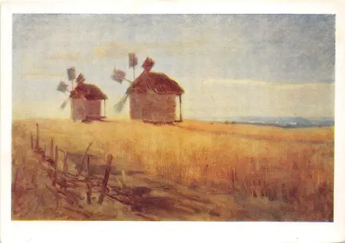 B74908 Windmühle Moulen A Vent Russland Malerei Kunst