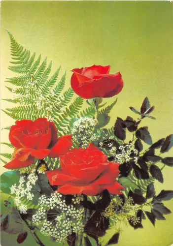 B66968 Ganzsache PPC Entier Postaux Russland Blumen Fleurs