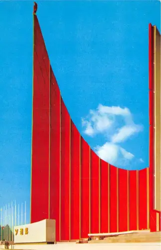 BG9335 Pavillon Sowjetunion Thema Russland Ausstellung Japan