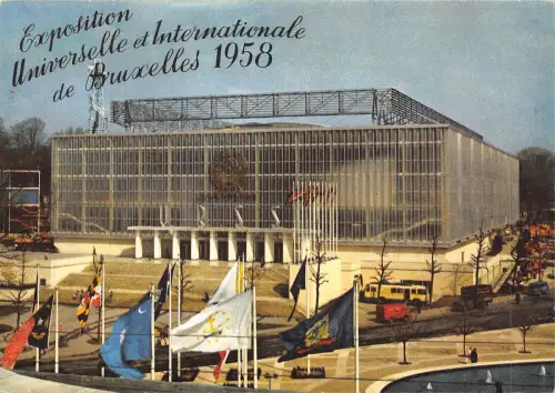 BF357 der Pavillon der URSS Russland Ausstellung Bruxelles Belgien